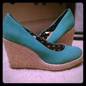 Turquoise espadrilles